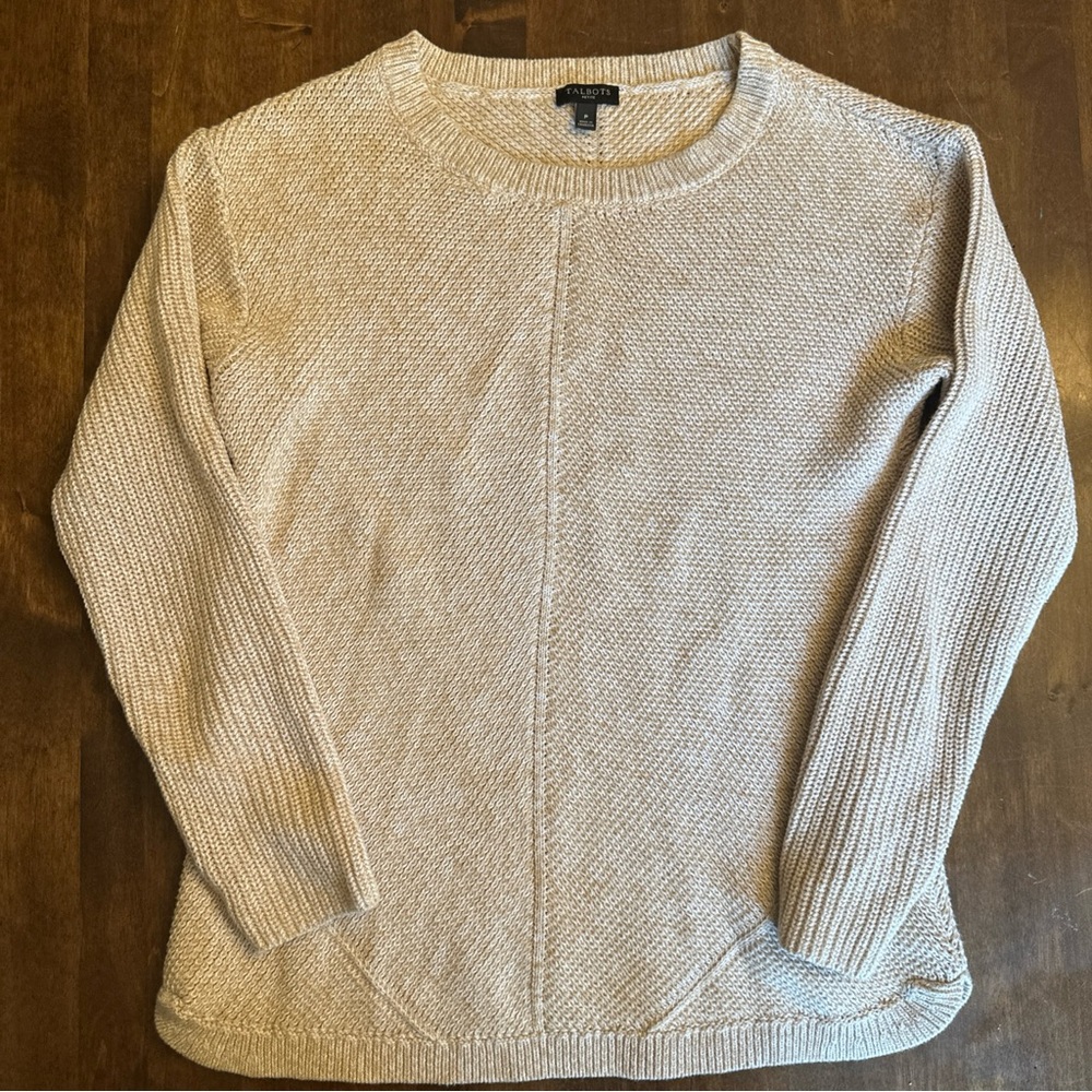 Talbots Petite Fall‎ Sweater 100% Pima Cotton Cozy Knit Office Casual